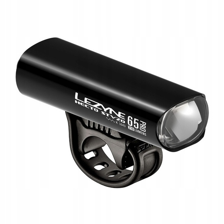 Lezyne Hecto Drive StVZO Pro 65 lux első lámpa fekete USB 0.2kg