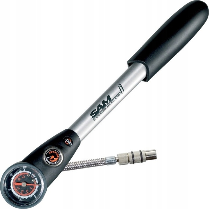 Pompa amortizoare SKS SAM aluminiu argintiu 27cm 25bar