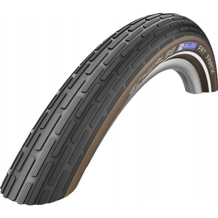 Schwalbe Fat Frank 28x2.00 fekete-kávé reflex KevlarGuard kerékpár gumiabroncs