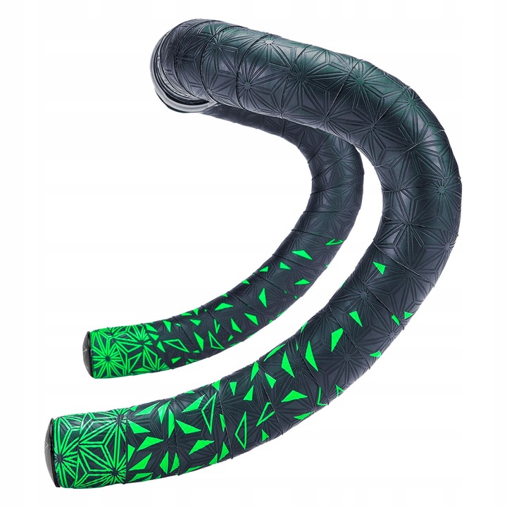 Kormánybandázs Supacaz Super Sticky Kush Star Fade, neon zöld, 2160x3x30mm