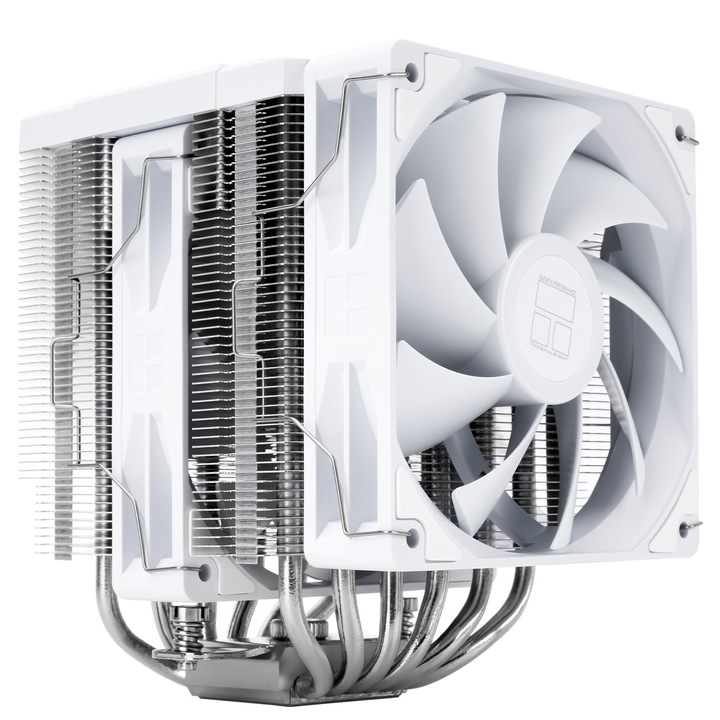Thermalright Peerless Assassin 120 Digital processzorhűtő, fehér, 125x110x162mm, 2 db 120x120x28mm ventilátor