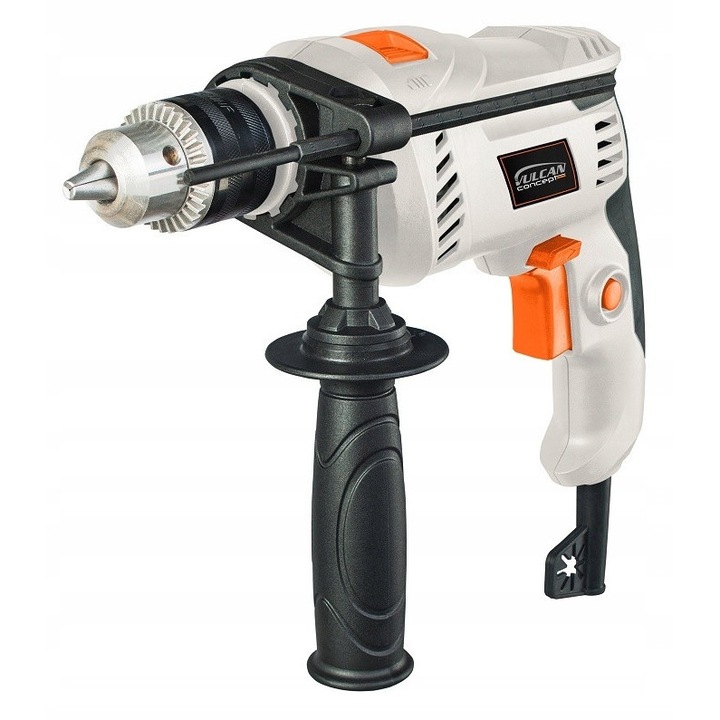 Ütvefúró Vulcan 710W, fordulatszám-szabályozás, 300mm kulcs, koffer