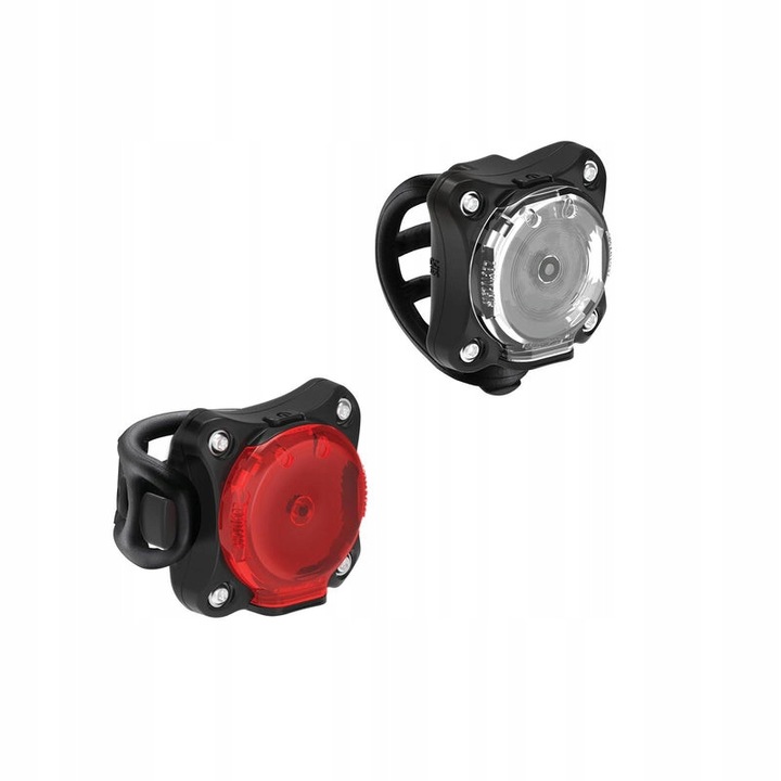 Lezyne Zecto Drive kerékpár lámpa szett, első 250lm, hátsó 200lm, fekete, USB-C