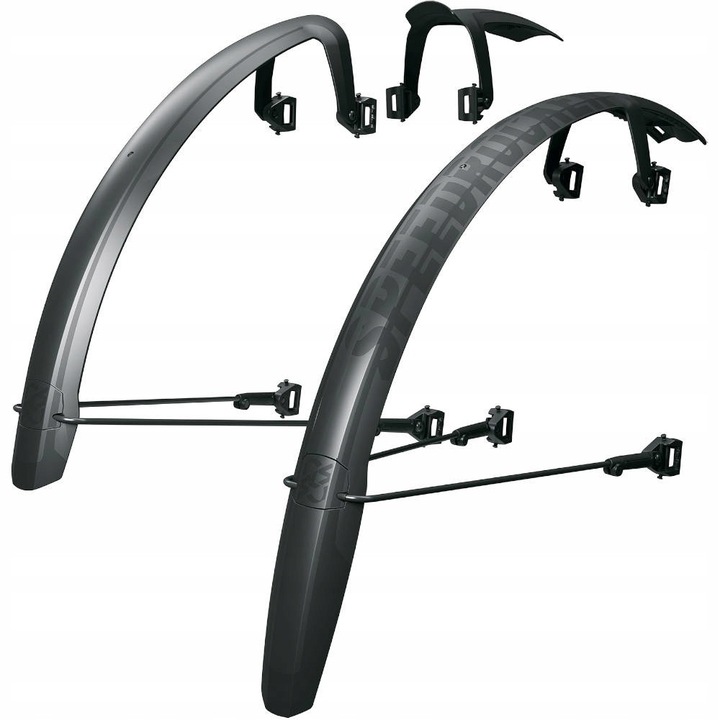 SKS Speedrocker XL sárvédő szett, fekete, 57mm, 27.5x28"
