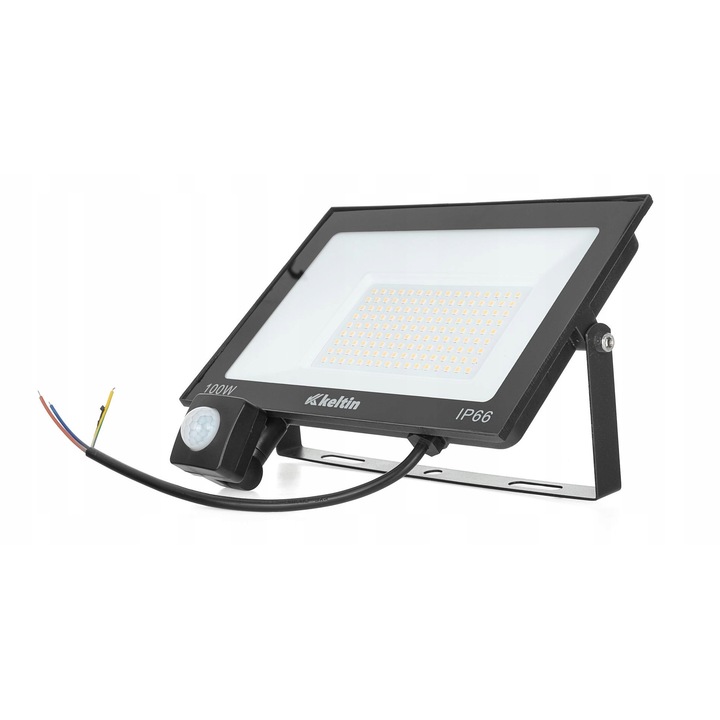 Keltin 100W LED projektor érzékelővel, meleg fehér, 22.5x15.5cm