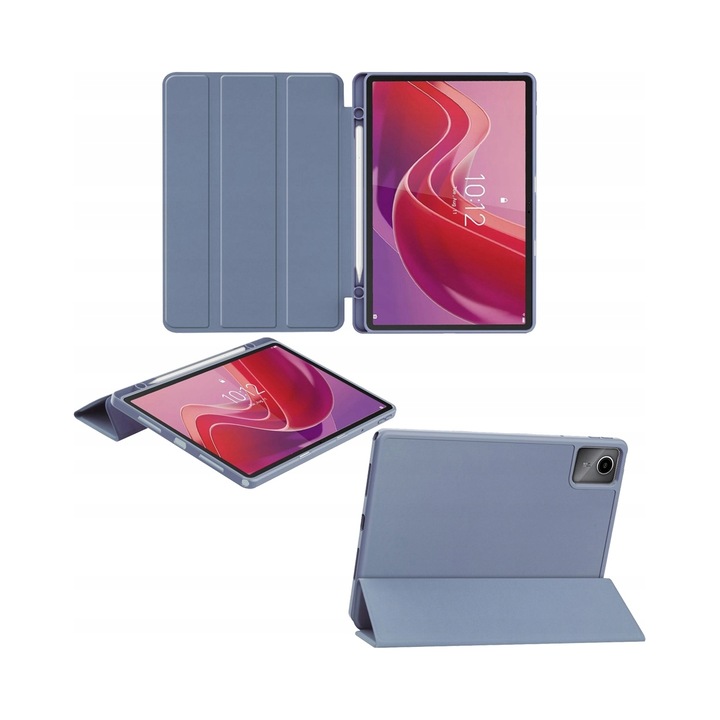 Tech-Protect SC Pen tablettok, levendula, 25.23x16.39cm, tolltartó, vízszintes állvány funkció