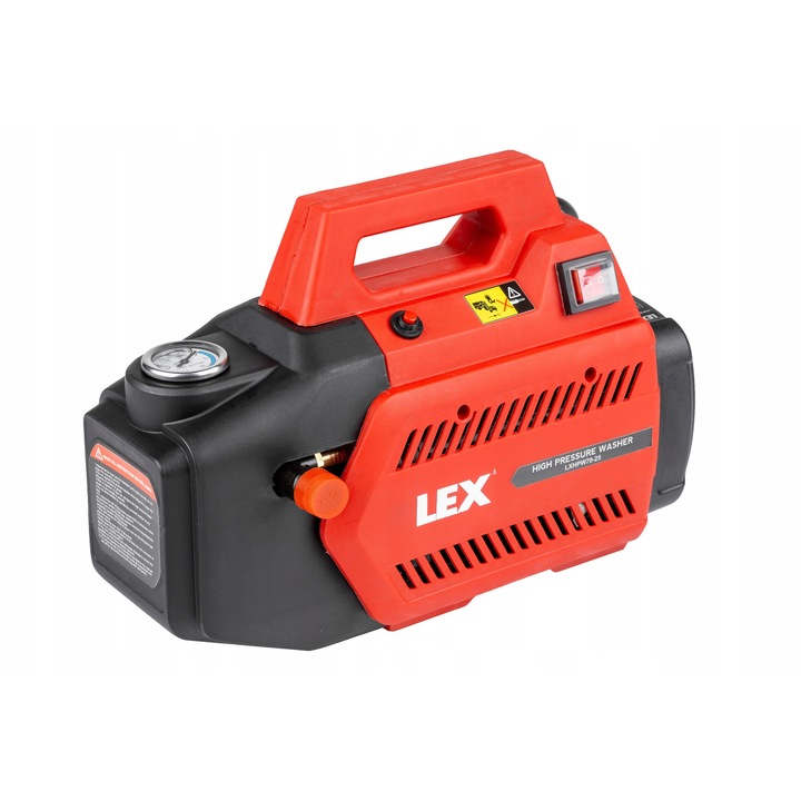 Комплект водоструйка Lex LXHPW70-25, 2500W, 8м, бял