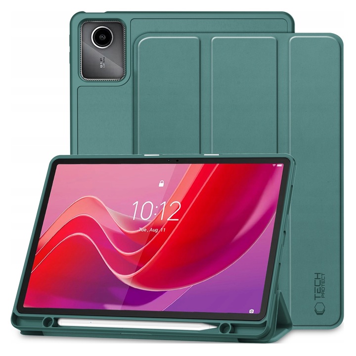 Tech-Protect SmartCase Pen tok Lenovo Tab M11-hez, zöld