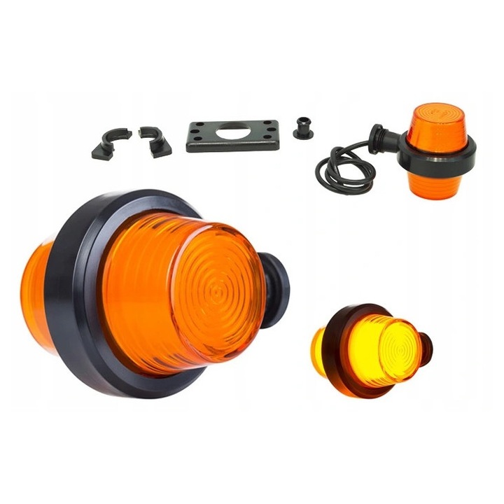 Horpol Old School LED irányjelző, narancssárga, 12V 24V, kompakt