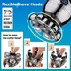Aparat de ras electric 7D rotativ flexibil fara fir umed uscat pentru barbati, negru