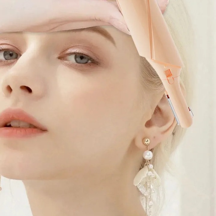 Hordozható szemöldök epilátor 140mAh USB-C fehér 10x2cm