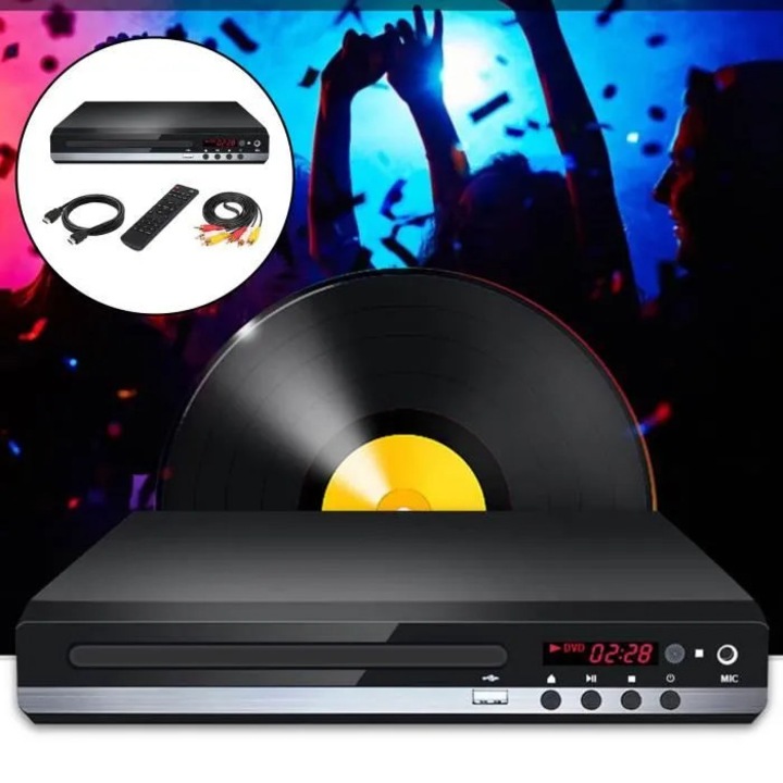 DVD player compact HDMI USB 1080P 5.1 surround