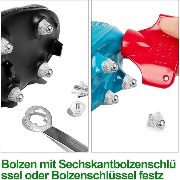 16 darab fém stopli futballcipőhöz, 13mm és 16mm, csúszásgátló