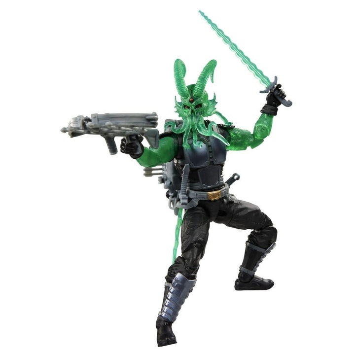 HASBRO G.I. Joe Classified Series #202 Night-Creeper (D.I.R.E. Tech) akciófigura, mozgatható, gyűjthető, fekete/zöld, 1 db, 15 cm