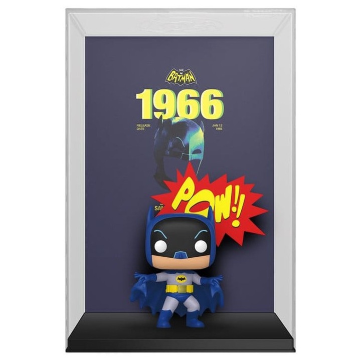Колекционерска фигурка FUNKO Batman 66 POP! VHS Covers, от винил, лицензирана от DC Comics, височина 9 см, черна, 1 бр