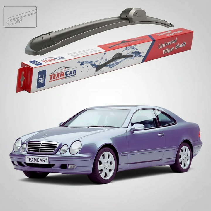 Stergatoare Mercedes-Benz CLK Coupé C208 1997-2002, Set Fata Flat – TeamCar®