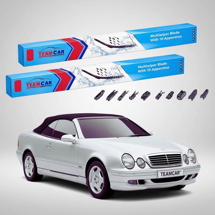 Stergatoare Mercedes-Benz CLK Cabriolet A208 1998-2002, Set Fata Flat – TeamCar®
