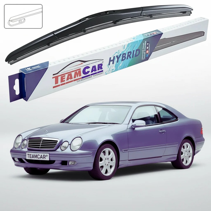 Stergatoare Mercedes-Benz CLK Coupé C208 1997-2002, Set Fata Hibrid – TeamCar®