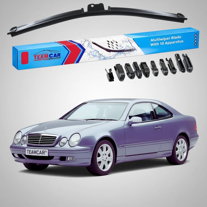 Stergatoare Mercedes-Benz CLK Coupé C208 1997-2002, Set Fata Flat – TeamCar®