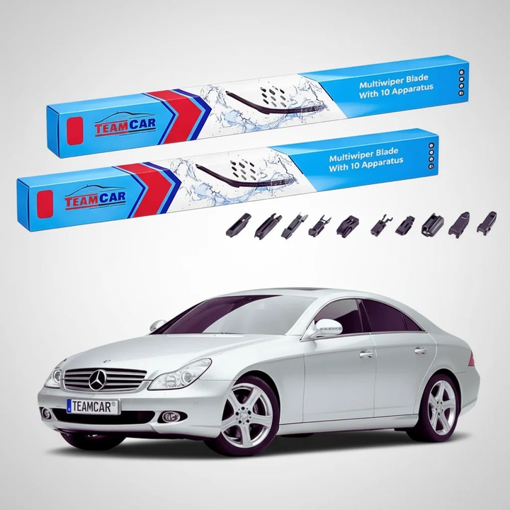 Stergatoare Mercedes-Benz CLS C219 2004-2011, Set Fata Flat – TeamCar®