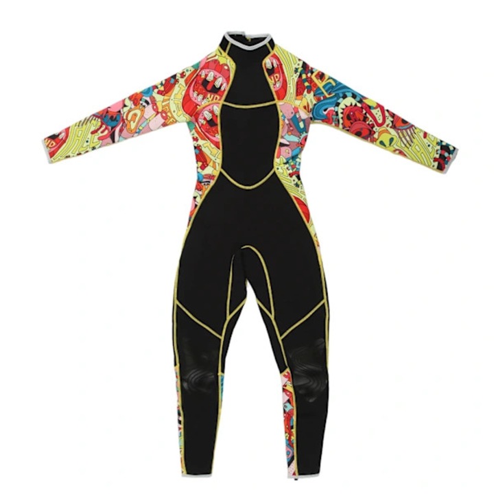 Costum de neopren pentru femei 3mm, dintr-o singura piesa, costum de baie pentru femei, costum de neopren pentru surfing, snorkeling, caiac S