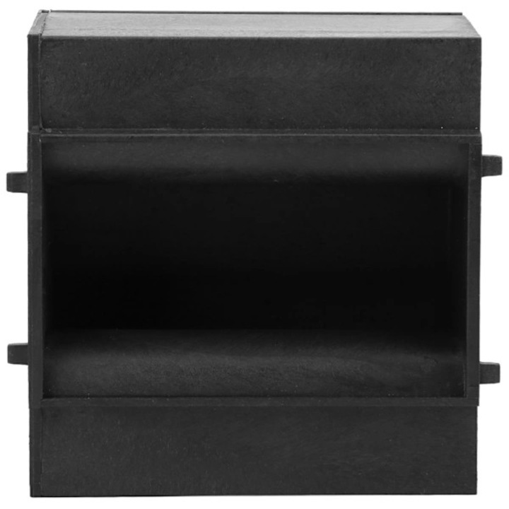 Maner pentru placa de surf, prindere surf din plastic, usor si compact, patrat, negru, 1 buc, 11x10.7x6.5 cm