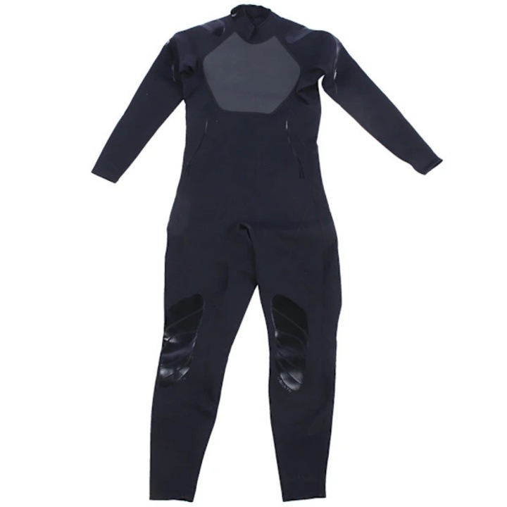 Costum de scufundari de 1.5MM, corp intreg, maneca lunga pentru snorkeling, surfing, inot (Barbati Negru M)