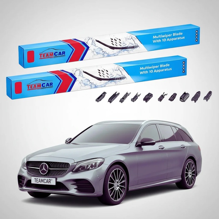 Stergatoare Mercedes-Benz Clasa C S205 T-Model 2019-prezent, Set Fata Flat – TeamCar®