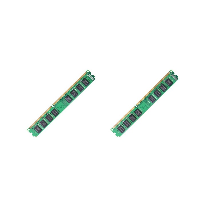 DDR3 RAM memória 2GB 1333MHz 240 tűs, 2 db-os készlet, zöld