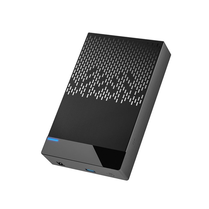 Külső merevlemez ház 3.5 inch, USB 3.0, fekete, 18x11.5x3.5cm