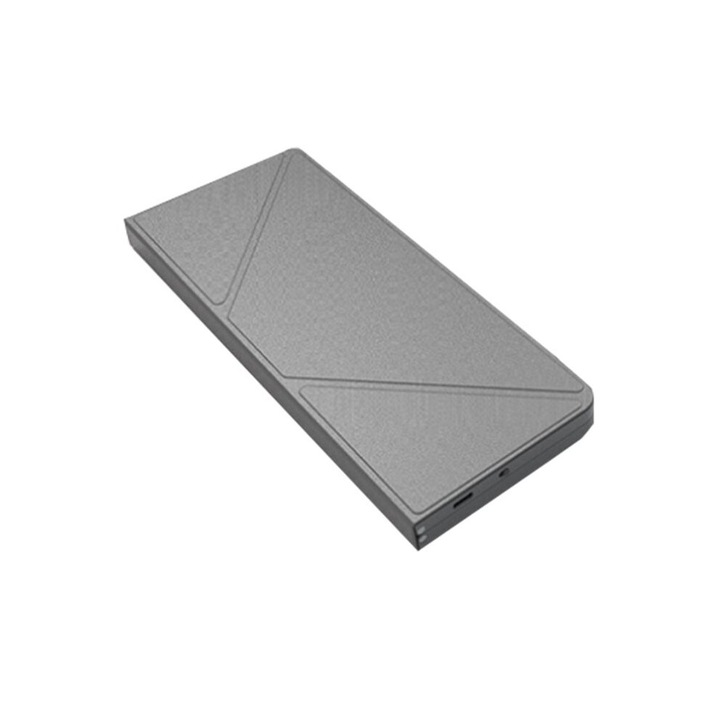 Tastatura pliabila wireless cu touchpad, husa din piele, 64 taste, negru, compacta