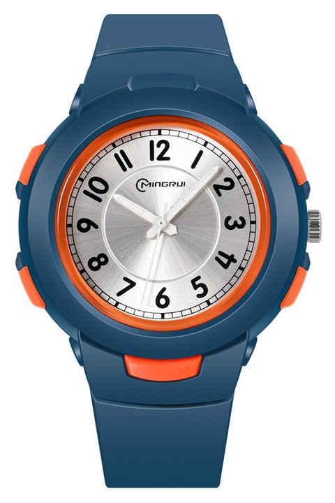 Ceas copii quartz sport rezistent la apa albastru