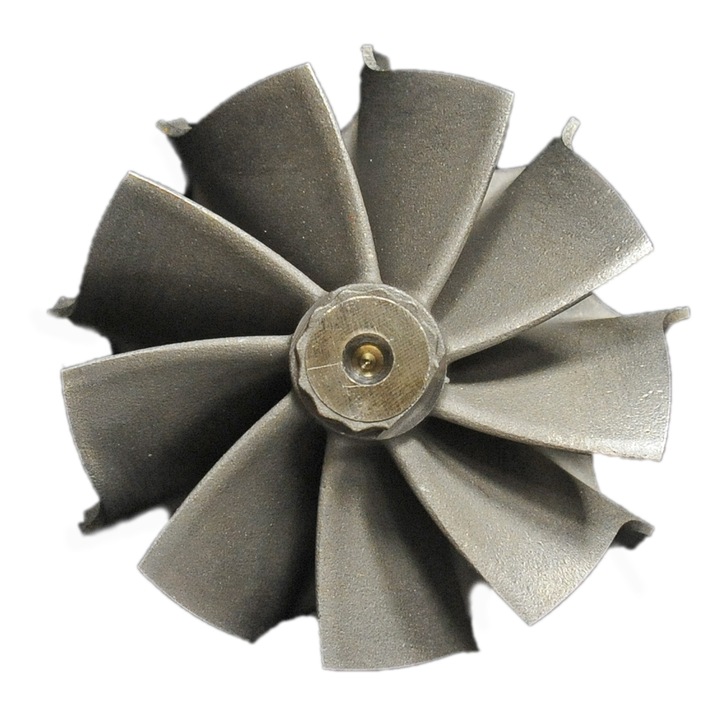 Rotor turbina TTS 9 lapátos nagy áramlású 46.5x52mm