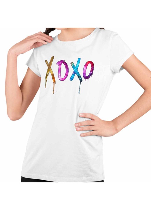 Gyerek Lány Póló Xoxo Jeon Somi Merch Kpop, Fehér