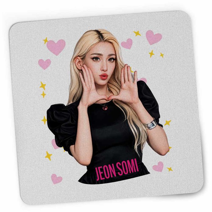 Mousepad Jeon Somi Merch Kpop, 21x19cm