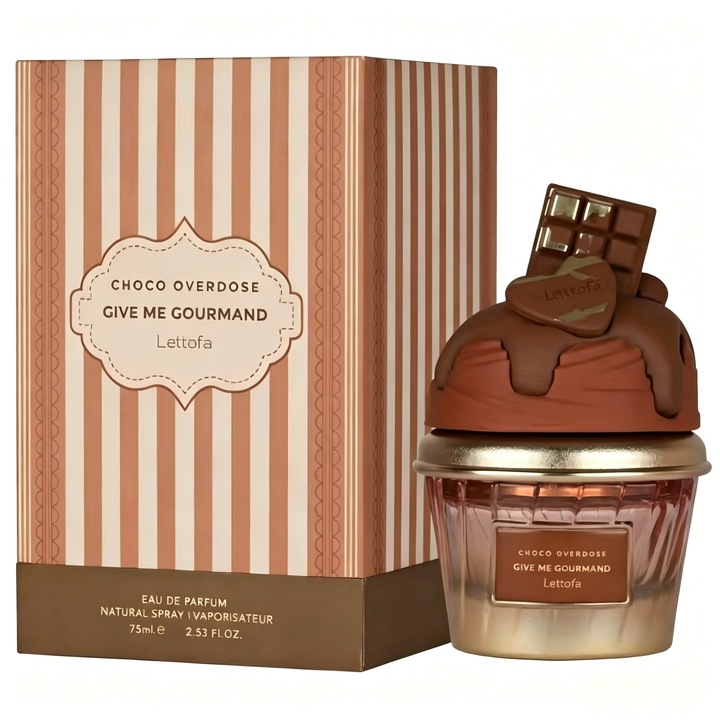 Lettofa Choco Overdose, Eau de Parfum Give me Gourmand - 75 ml