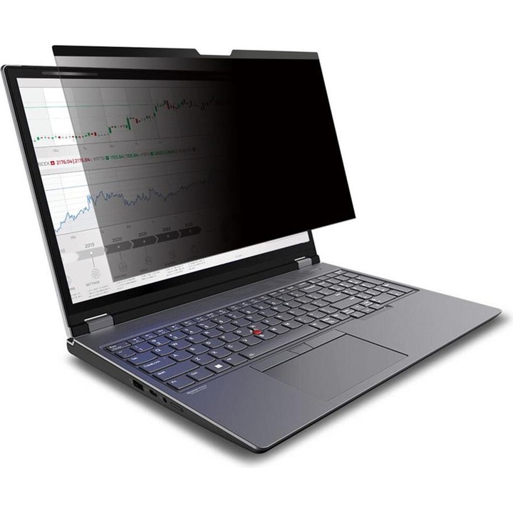 Filtru confidentialitate magnetic pentru laptop 15.6 inch, protectie UV, anti-reflexii, mat