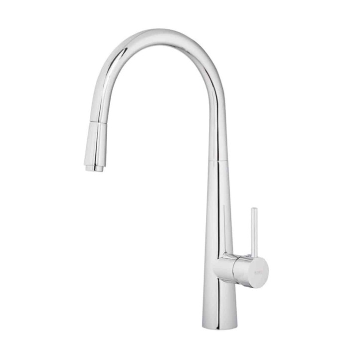 Кухненски смесител Feliu Boet Tubular с изтеглящ се душ, хром