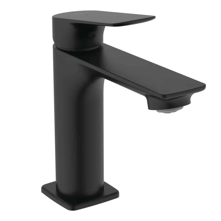 Смесител за умивалник ClickClack с изпразнител, Ideal Standard Ceralife C, BlueStart, матово черно