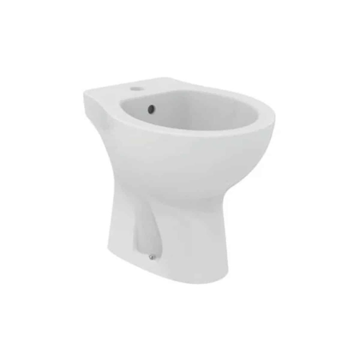 Ideal Standard Eurovit – Bideu stativ 360x500 mm, cu preaplin, orificiu pentru baterie, alb