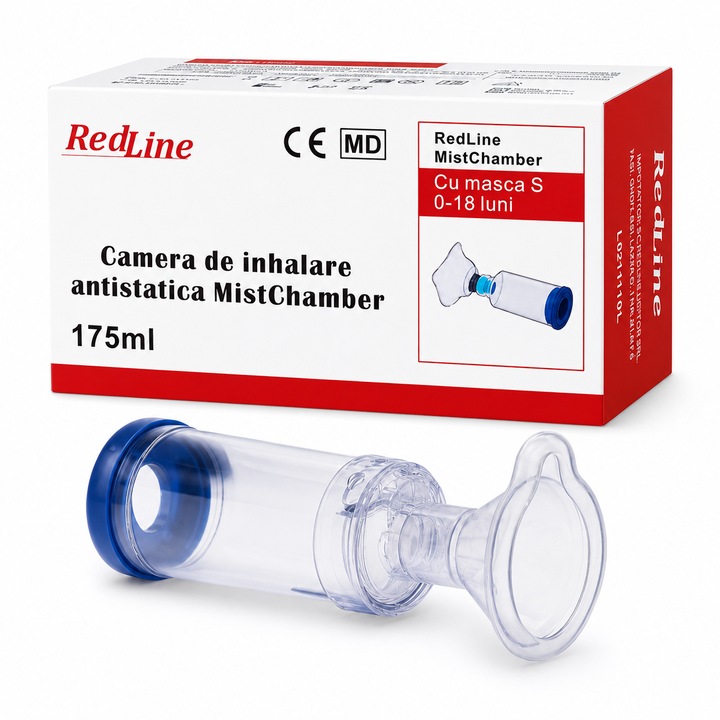 Camera de inhalare RedLine MistChamber, masca bebelusi