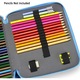 Penar cu 127 compartimente, material Oxford, multicolor, 3 straturi, cu maner