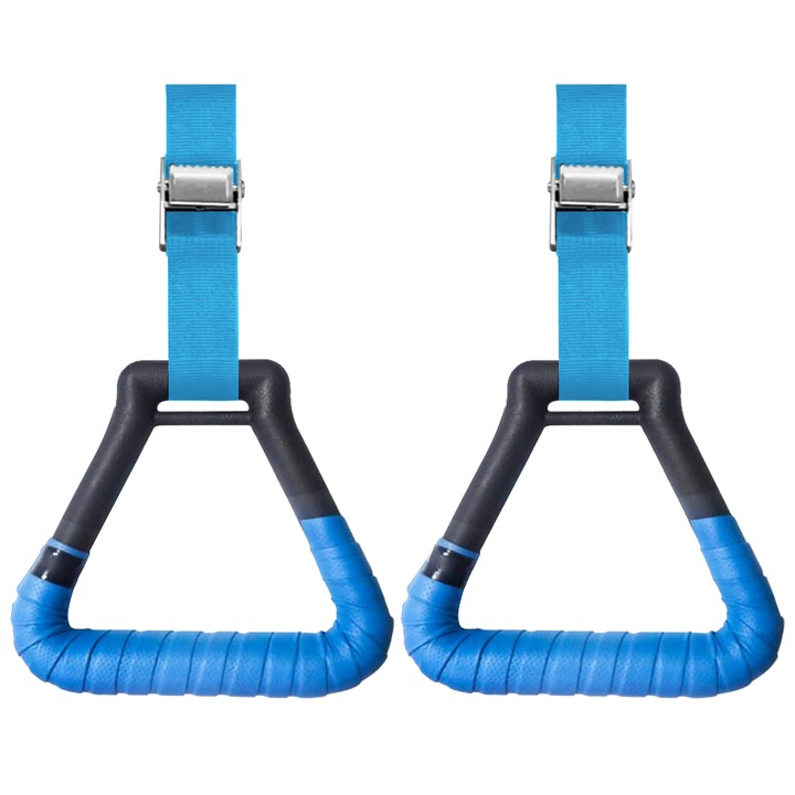 Inele de gimnastica cu curele reglabile, inele de fitness profesionale cu benzi antiderapante care absorb transpiratia, perfecte pentru antrenament