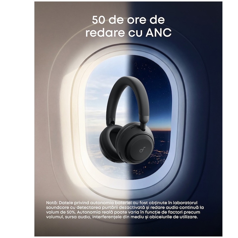 Casti Over-Ear Anker Soundcore Space 2, ANC, LDAC Hi-Res