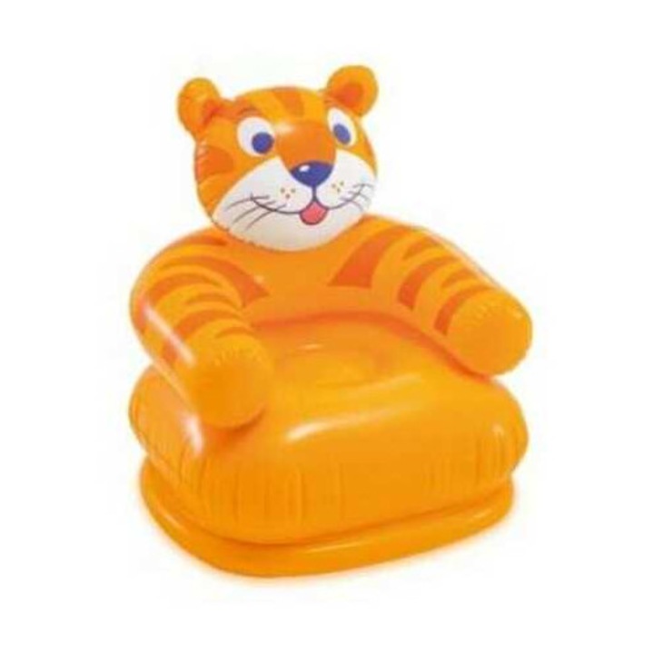 Felfújható gyermek fotel tigris mintával 66 x 64 x 71 cm Intex