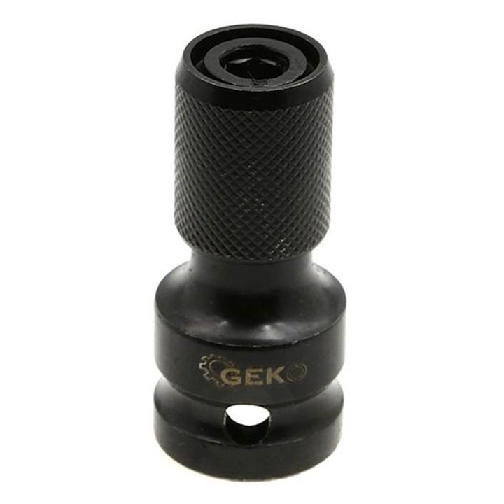 Gépi bit adapter, Geko, 1/2" - 1/4", hex