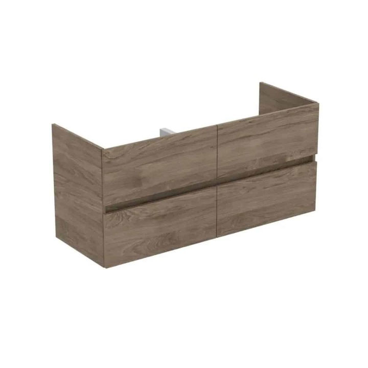 Ideal Standard Eurovit+ - Dulap pentru lavoar, 55x120x44 cm, 4 sertare, nuc