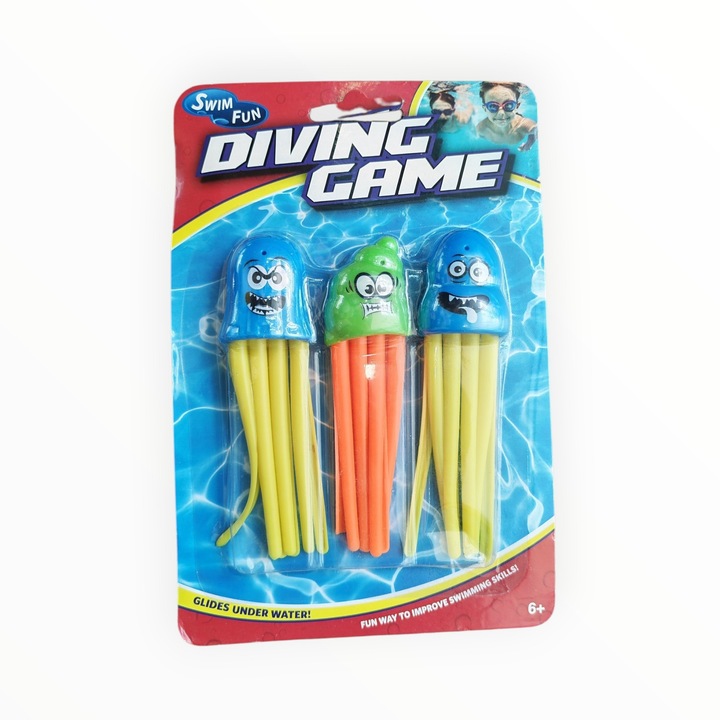 Swim Fun Vízi Búvárjáték – 3 darabos szett, merülő játék szett