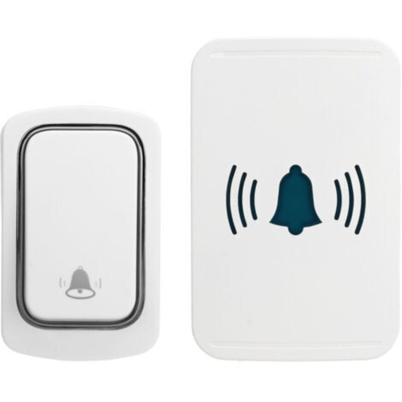 Set 2 bucati, sonerie wireless Wi-Fi smart, IP54 rezistenta la apa ...