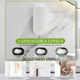 Dispenser sapun solid perete, fara gaurire, ABS, 8x5.8x2.8cm, alb